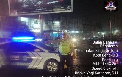Patroli Blue Light, Cegah Kejahatan dan Aksi Balap Liar