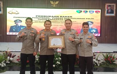 Ditreskrimum Polda Bengkulu Raih Penghargaan Kemenkeu RI