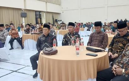 Rapat Kerja Nasional Program Direktorat Jenderal Penyelenggaraan Haji dan Umrah tahun 2023 di Asrama Haji Bekasi