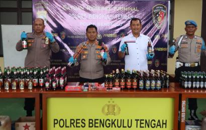 Polres Benteng Amankan Ratusan Miras, Petasan dan Pil Samcodin