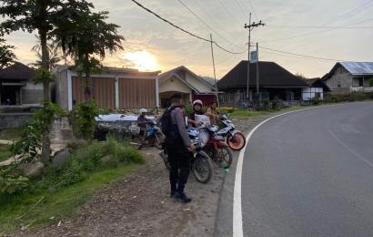 Jaga Kamtibmas, Polres Kepahiang Gelar Patroli Dialogis
