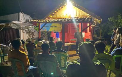 Bhabinkamtibmas Mulai Aktifkan Pos Kamling, Guna Menjaga Keamanan dan Ketertiban