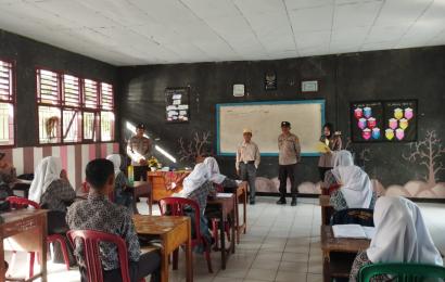 Kasat Binmas Berikan Pesan Bahaya Narkoba dan Kenakalan Remaja