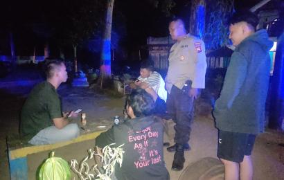 Harkamtibmas, Patroli Polsek Muara Bangkahulu Gelar Binluh
