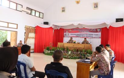Polres Lebong Laksanakan Kegiatan Pra Wasrik Persiapan Audit Kinerja Itwasda Tahap I TA 2023