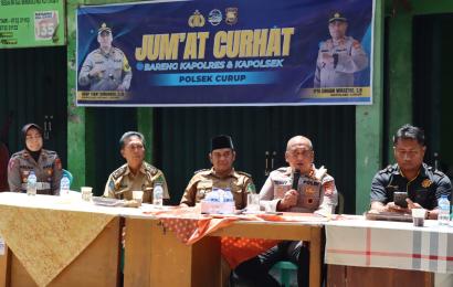 Jumat Curhat Polres Rejang Lebong Sambil Berbagi Sembako