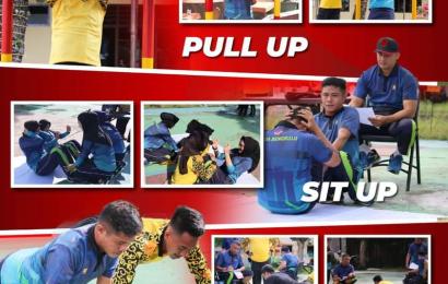 Polres Rejang Lebong Laksanakan Tes Kesamaptaan