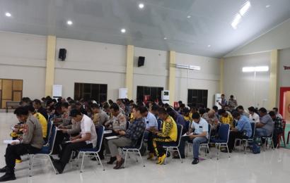 Personel Polresta Bengkulu, Ikuti Kegiatan Mapping Psikologi Berkala dan Konseling