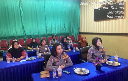 Polwan Polres Seluma Terima Arahan Dari Karo SDM Polda Bengkulu
