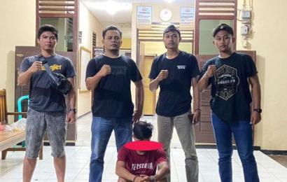 Terduga pelaku diamankan polisi