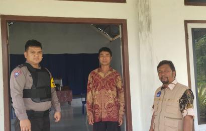 Polsek Lebong Atas Pengamanan Ibadah Umat Kritiani di Gereja