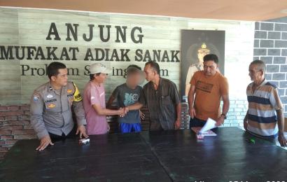 Polsek Kota Manna  Lakukan Problem Solving  Masalah Pencurian Pencurian 2 Bungkus Rokok