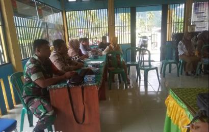 Bhabinkamtibmas Polsek Lebong Utara Hadiri Musdessus Penetapan Penerima BLT DD