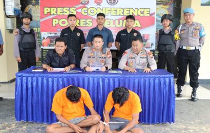 Polres Seluma saat press release