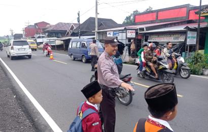 Polres Kepahiang Gelar Pengaturan Lantas Titik Rawan Kemacetan