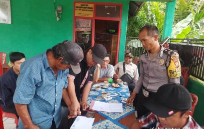 Bhabinkamtibmas Mediasi Dua Warga Bertikai Akhirnya Sepakat Berdamai