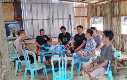 Bhabinkamtibmas Polsek Kota Manna Berikan Arahan ke Anggota OPEK 