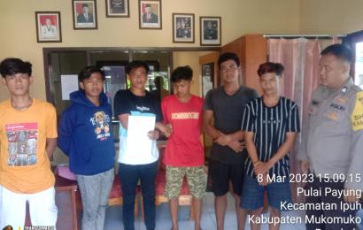 Polsek Mukomuko Selatan Damaikan Kasus Pengeroyokan