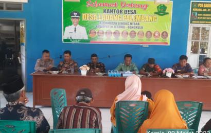Bhabinkamtibmas Polsek Lebong Utara Hadiri Musdessus Desa Ladang Palembang