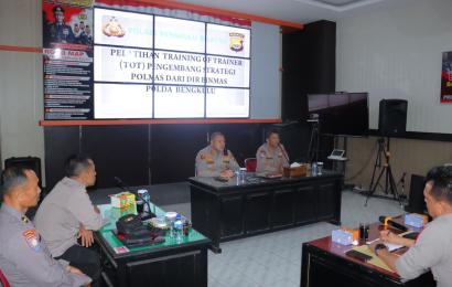 Ditbinmas Adakan ToT Pengembang Strategi Polmas di Polres Bengkulu Selatan