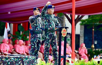 Korps Brimob Polri Meresmikan Struktur Organisasi Baru
