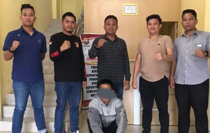 Terduga pelaku Ra diamankan petugas