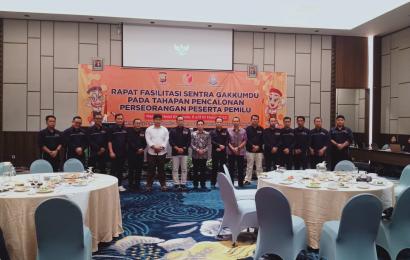 Polres Bengkulu Selatan Ikuti Rapat Fasilitasi Sentra Gakkumdu