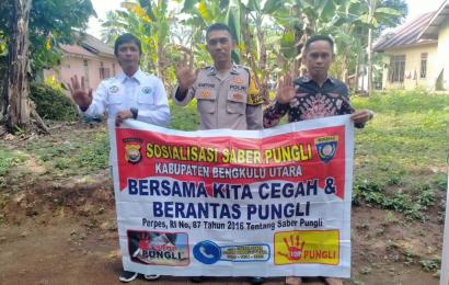 Polsek Kerkap Sosialisaisi Cegah Pungli