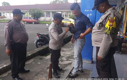  Polsek Curup Gelar Razia di Terminal Simpang Nangka