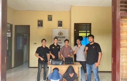 Gasak Laptop, Printer dan Tabung Gas, 2 Pria ini Diringkus Polsek Bermani Ilir Polres Kepahiang