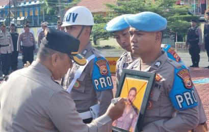 Upacara PTDH Personil Polres Rejang Lebong 