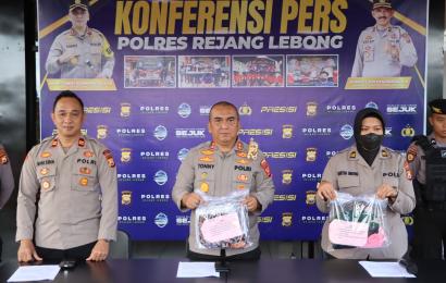Polres Rejang Lebong saat press release