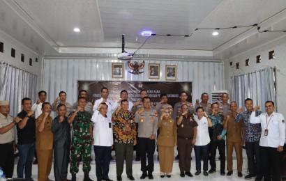 Kapolres Mukomuko Tandatangani Kerjasama Dengan KPU Kab Mukomuko