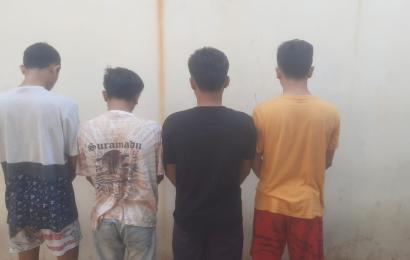 4 terduga pelaku