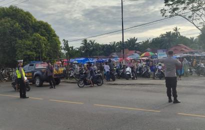  Polres Mukomuko dan Polsek Jajaran Patroli Rutin Jelang Sahur dan Buka Puasa