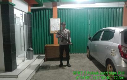  Polsek Putri Hijau Saat Patroli Malam