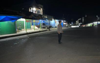 Antisipasi kasus 3C dan Balap Liar selama bulan Puasa, Polsek Ketahun Gelar Patroli Dini Hari
