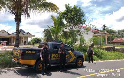 Sat Samapta Polres Rejang Lebong Laksanakan Patroli Rutin di Jalan Lintas Curup – Lubuk Linggau