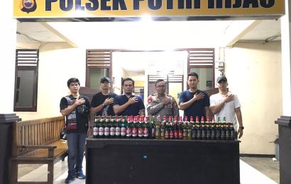 Hasil Operasi penyakit masyarakat Polsek Putri Hijau 