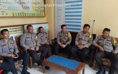 Tingkatkan SDM, Satbinmas Polres Bengkulu Utara Mengikuti Program Polisi Belajar
