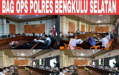 Kapolres Bengkulu Selatan Hadiri Persiapan Pelaksanaan Pilkades Serentak Tahun 2023