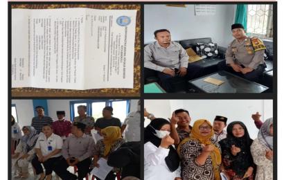 Bhabinkamtibmas Kelurahan Dusun Besar Hadiri Pembentukan IBM dan AP oleh BNN Kota Bengkulu