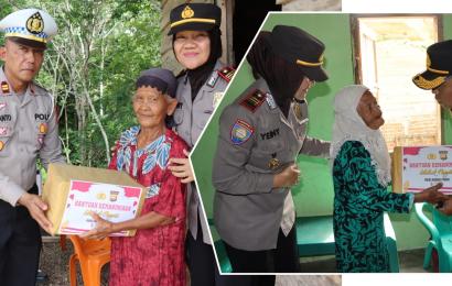 Polres Bengkulu Tengah Salurkan Bantuan Sosial Kemanusiaan untuk Negeri