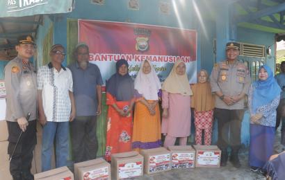 Polda Bengkulu Kembali Salurkan Bantuan Kemanusiaan Bagi Negeri
