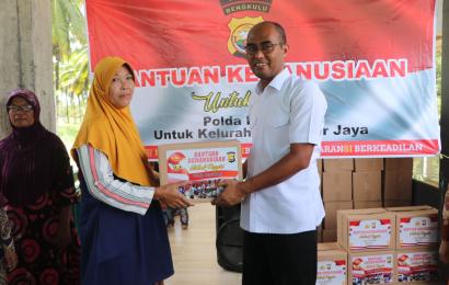 olda Bengkulu Kembali Bagikan Paket Bantuan Kemanusiaan Untuk Negeri