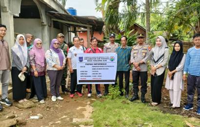 Kapolsek Lais Hadiri Penetapan Titik Nol