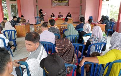 Polsek Batik Nau Monitoring Rapat Pleno Terbuka Rekapitulasi DPHP Pemilu Tahun 2024