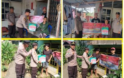 Polresta Bengkulu Kembali Distribusikan Bantuan Kemanusiaan untuk Negeri