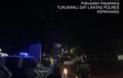 Cegah Balap Liar, Polres Kepahiang Tingkatkan Patroli Hingga Dini Hari