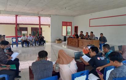 Kapolsek Kerkap Hadiri Rapat Pleno Terbuka Rekapitulasi DPHP Kecamatan Kerkap